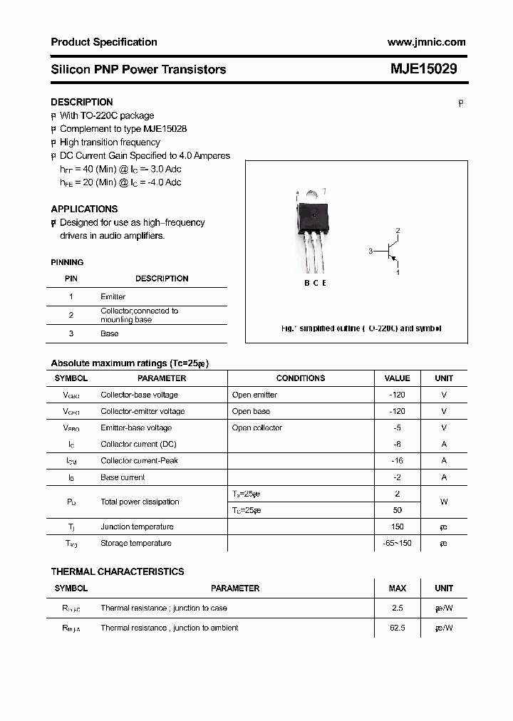 MJE15029_4467353.PDF Datasheet