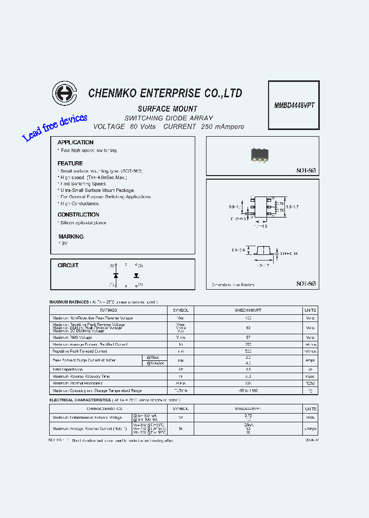 MMBD4448VPT_4560592.PDF Datasheet