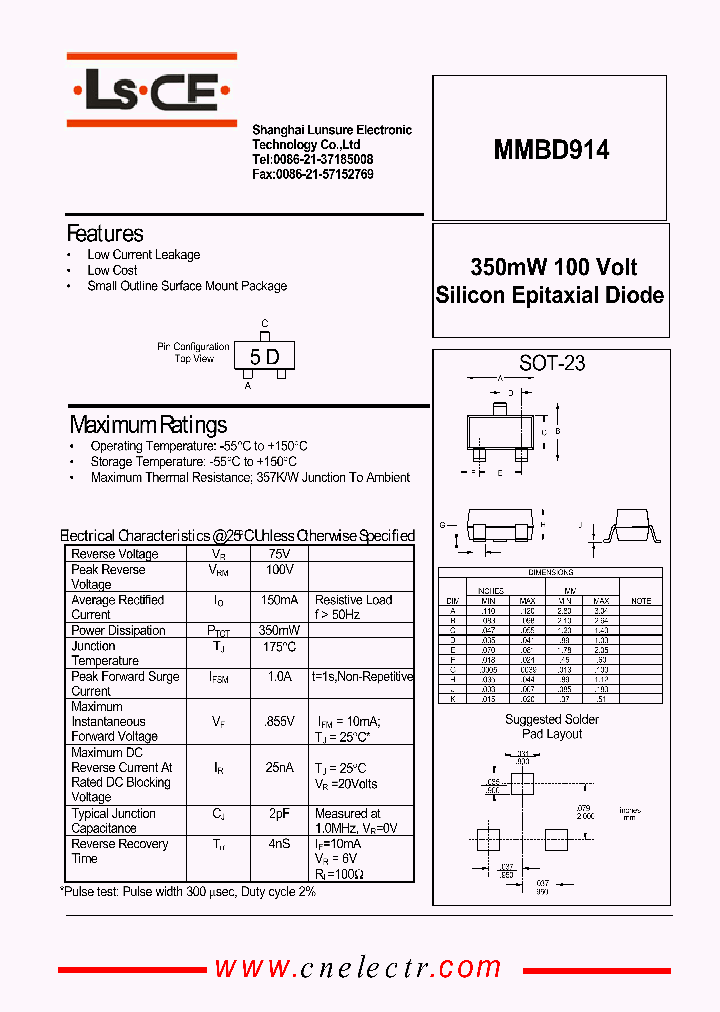 MMBD914_4560426.PDF Datasheet