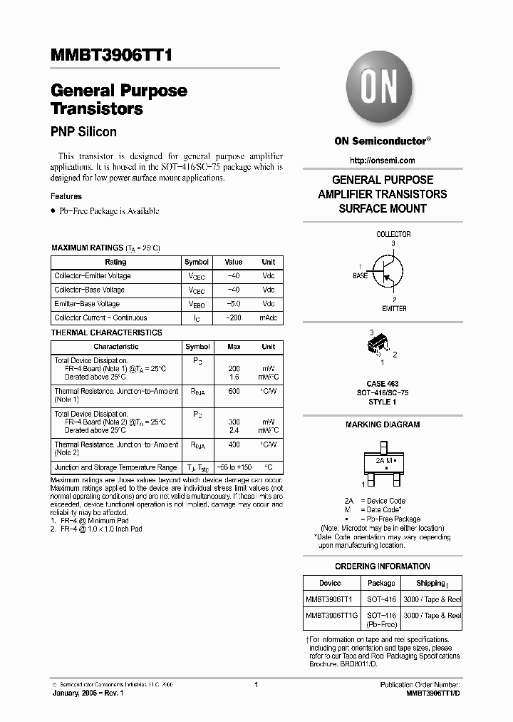 MMBT3906TT1_4348004.PDF Datasheet