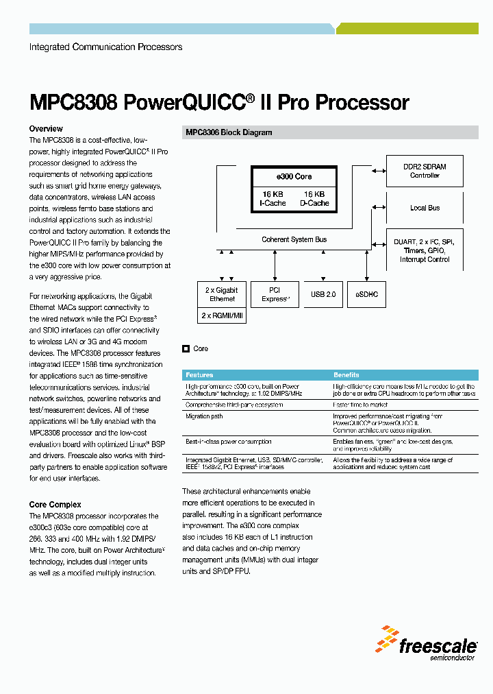 MPC8308_4599612.PDF Datasheet