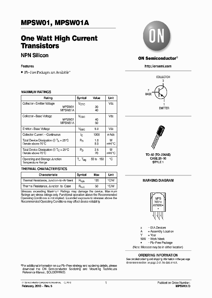 MPSW01AG_4773243.PDF Datasheet