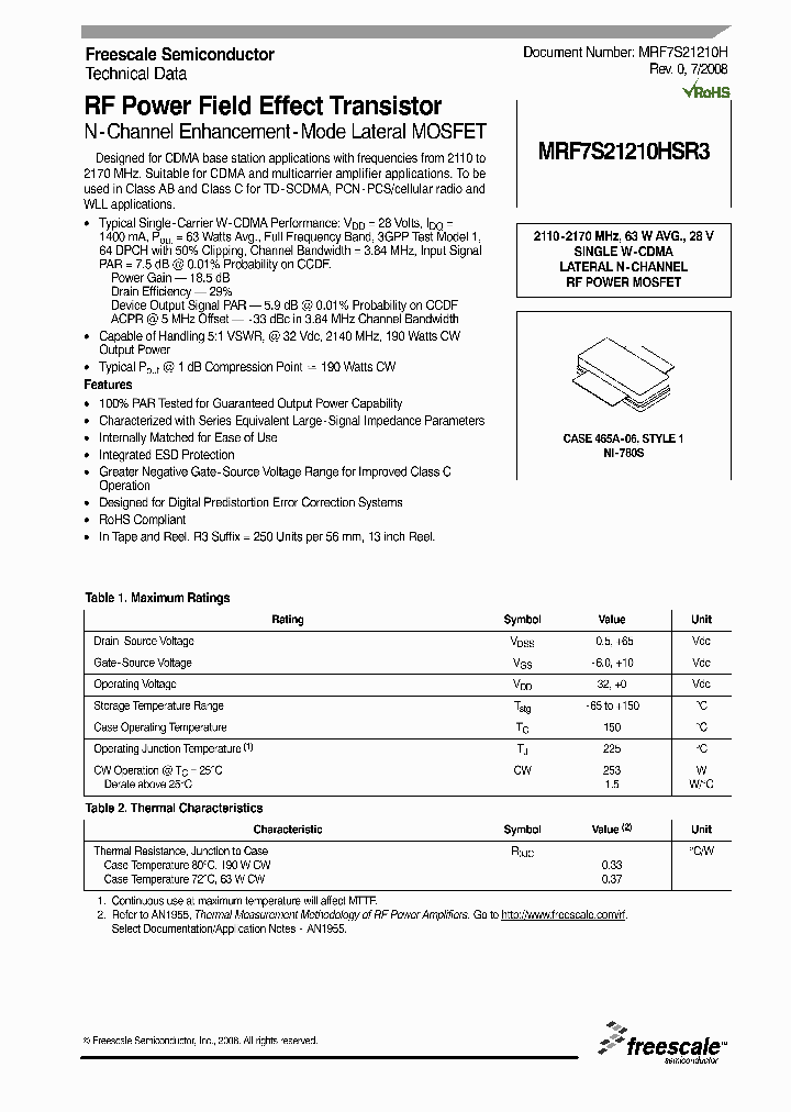 MRF7S21210HSR3_4313090.PDF Datasheet