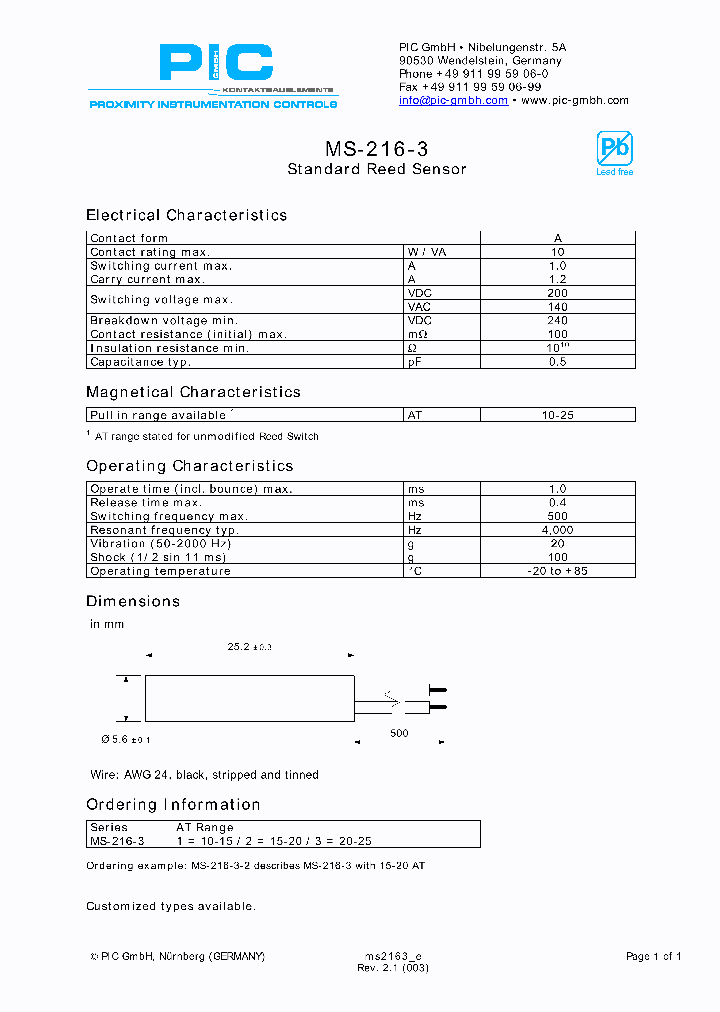 MS-216-3_4763350.PDF Datasheet