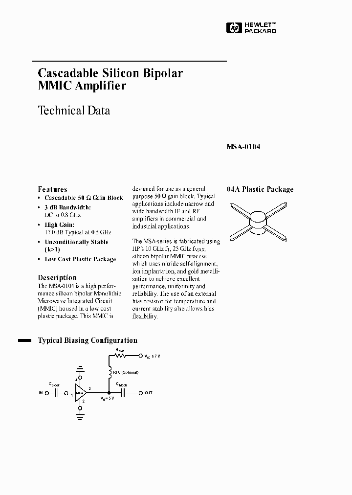 MSA-0104_4264615.PDF Datasheet