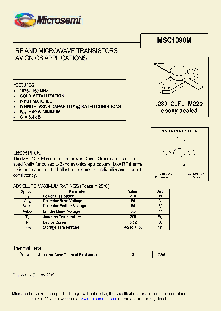 MSC1090M_4583365.PDF Datasheet