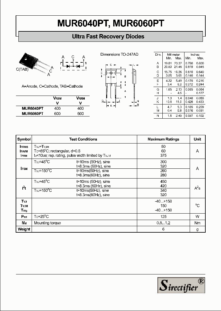 MUR6040PT_4382596.PDF Datasheet