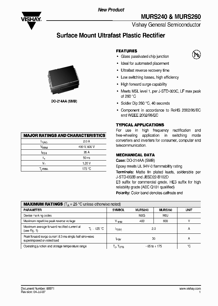 MURS240_4194788.PDF Datasheet