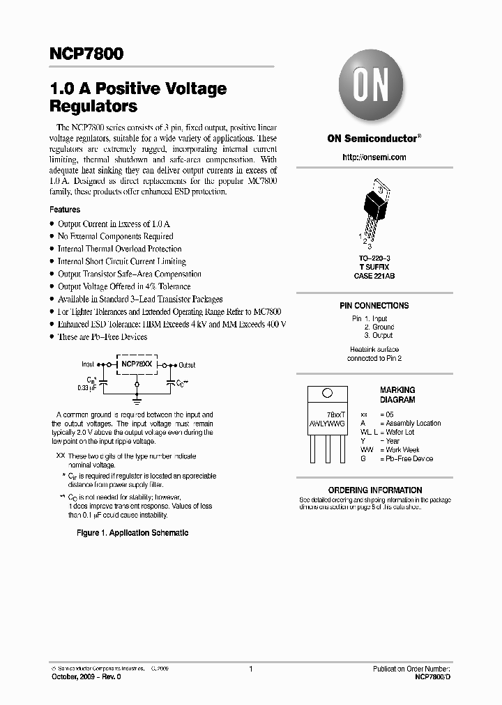 NCP7805TG_4547319.PDF Datasheet