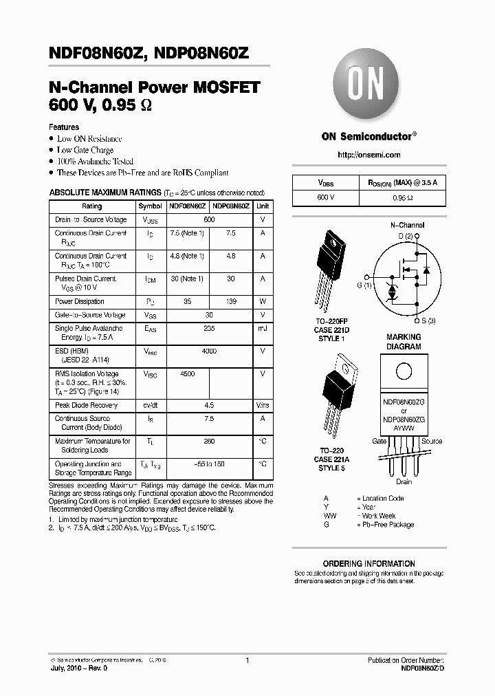 NDF08N60Z_4852632.PDF Datasheet