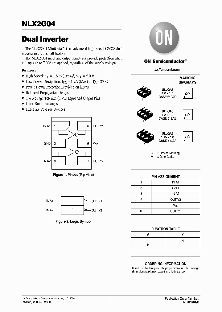NLX2G04CMX1TCG_4590441.PDF Datasheet