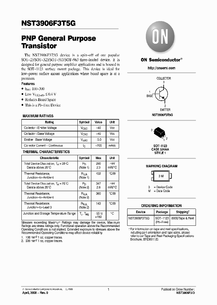 NST3906F3T5G_4536659.PDF Datasheet