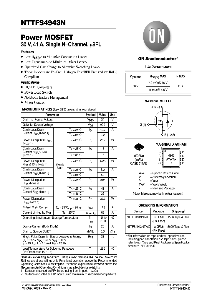 NTTFS4943NTWG_4581325.PDF Datasheet