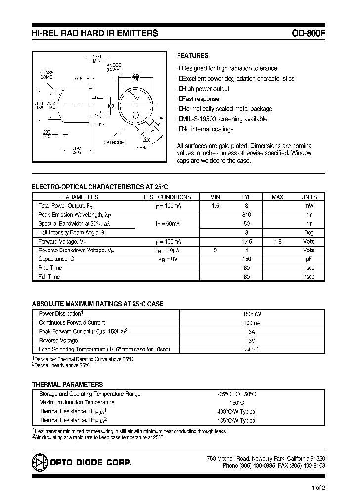 OD-800F_4303341.PDF Datasheet