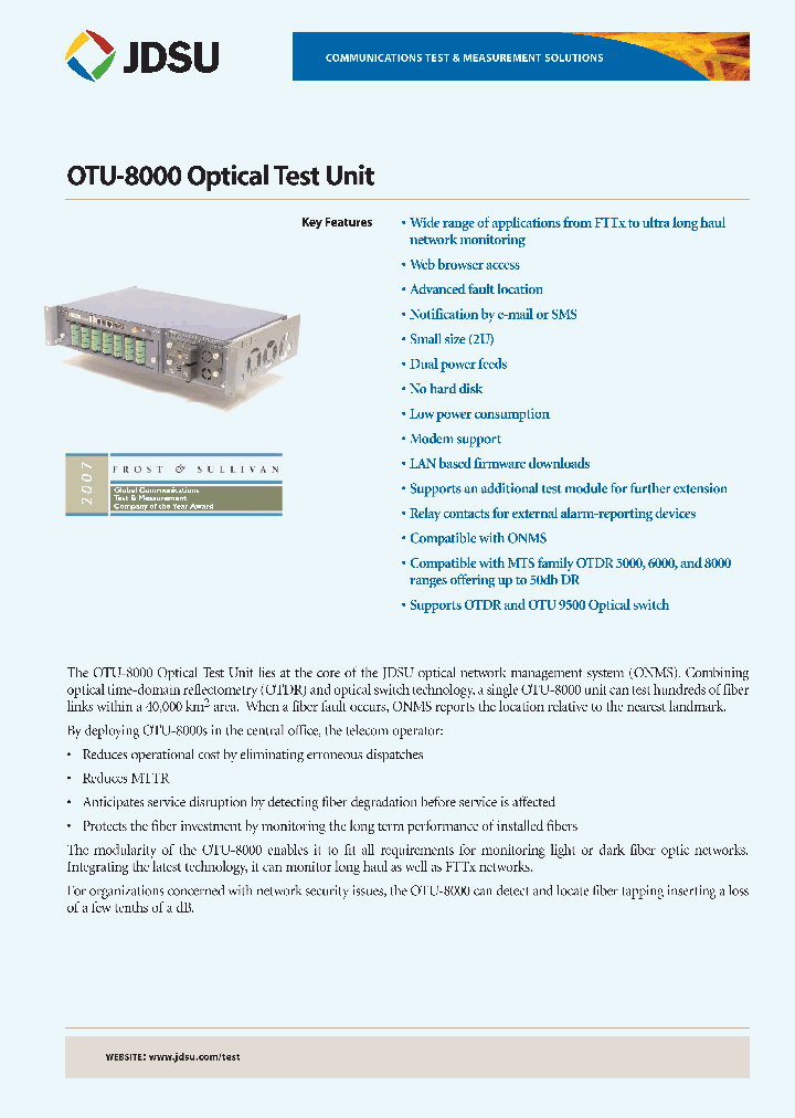 OTU-8000_4437359.PDF Datasheet