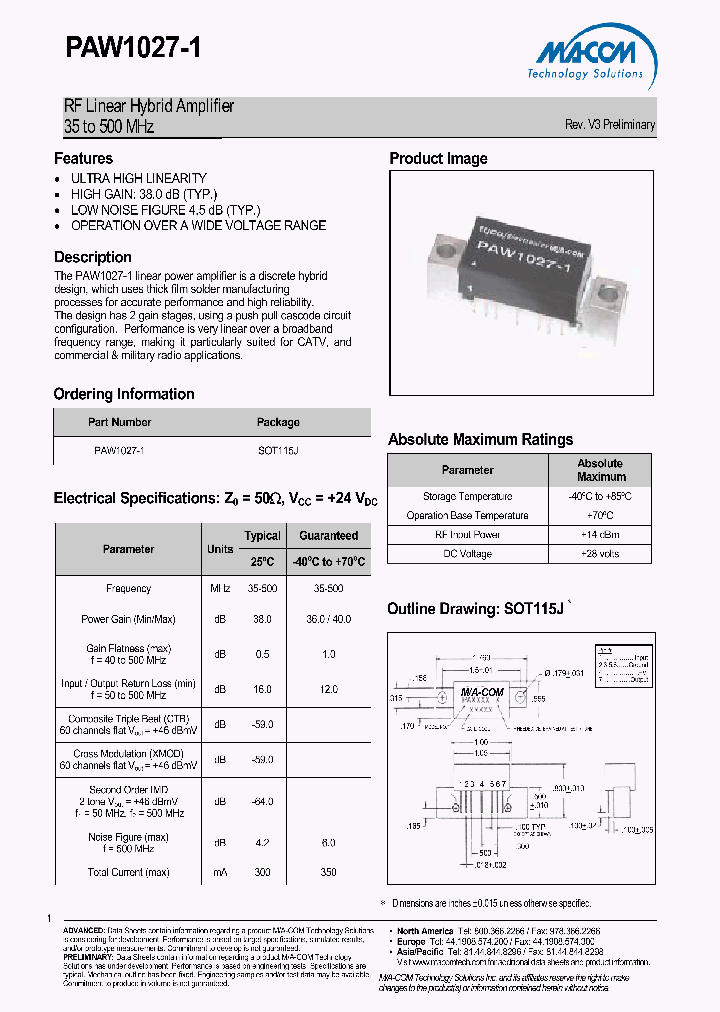 PAW1027-1_4524507.PDF Datasheet