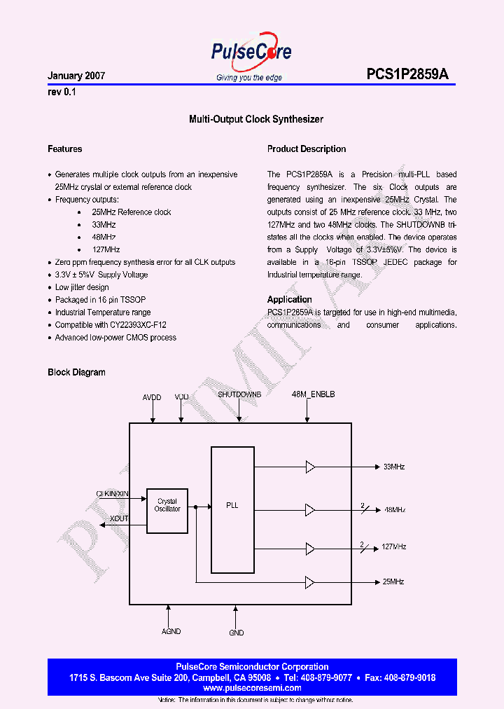 PCS1I2859AG-16TR_4673340.PDF Datasheet