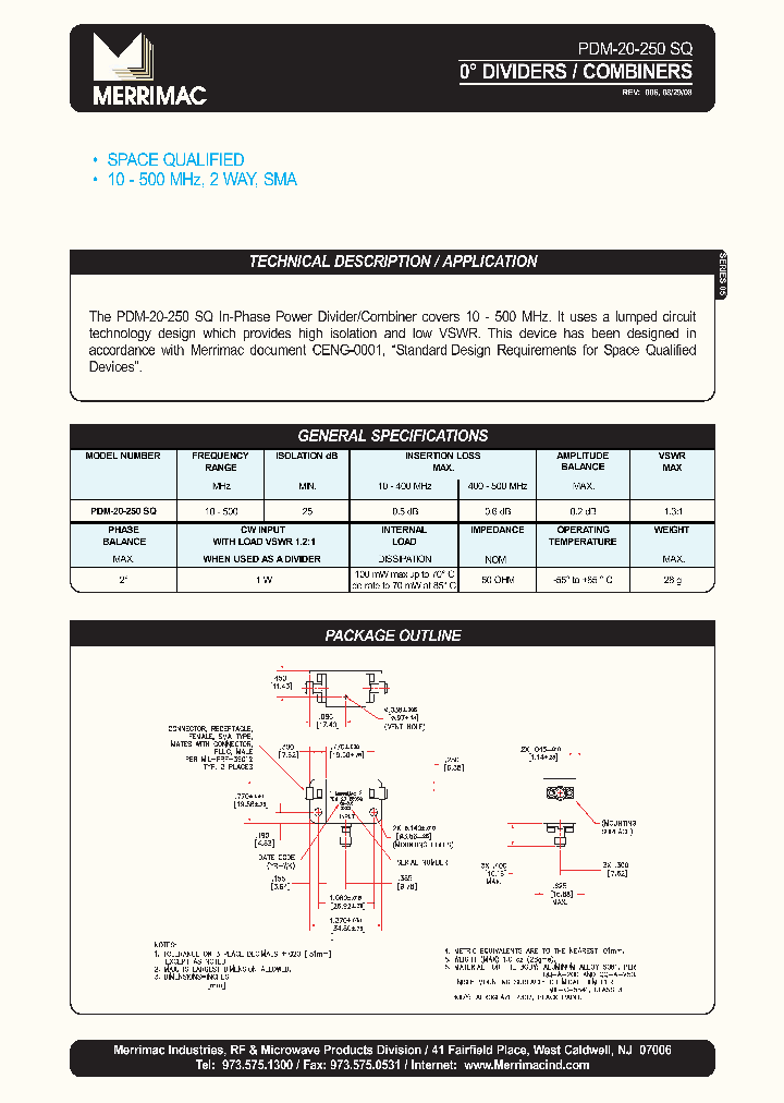 PDM-20-250SQ_4639707.PDF Datasheet