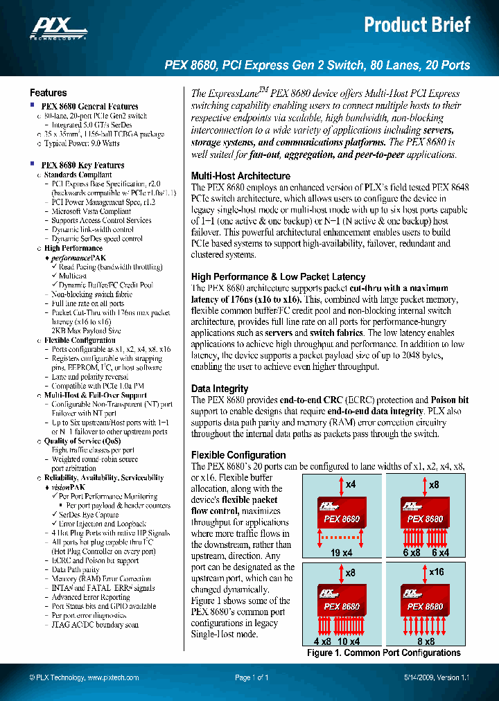 PEX8680-16U8DBBRDK_4606622.PDF Datasheet