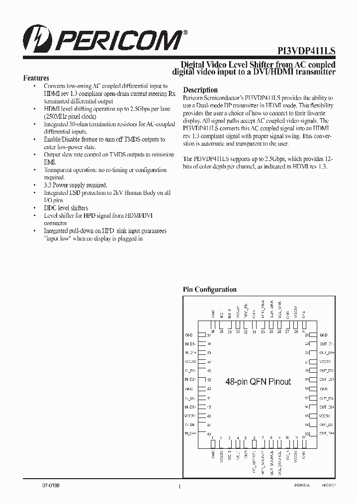 PI3VDP411LS_4185834.PDF Datasheet