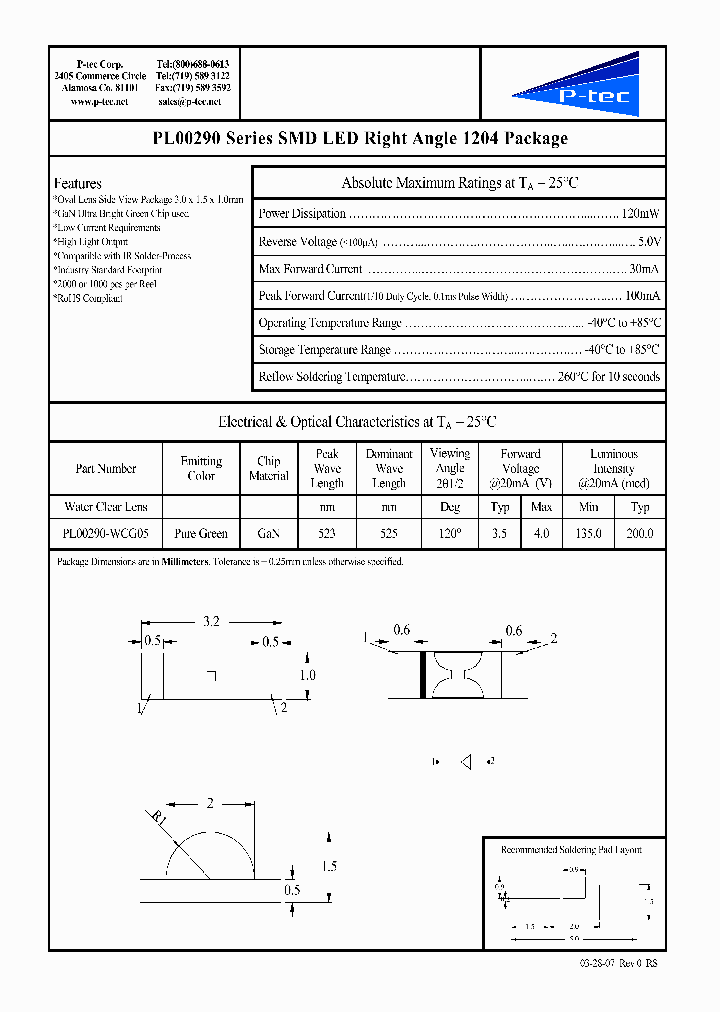 PL00290-WCG05_4524715.PDF Datasheet