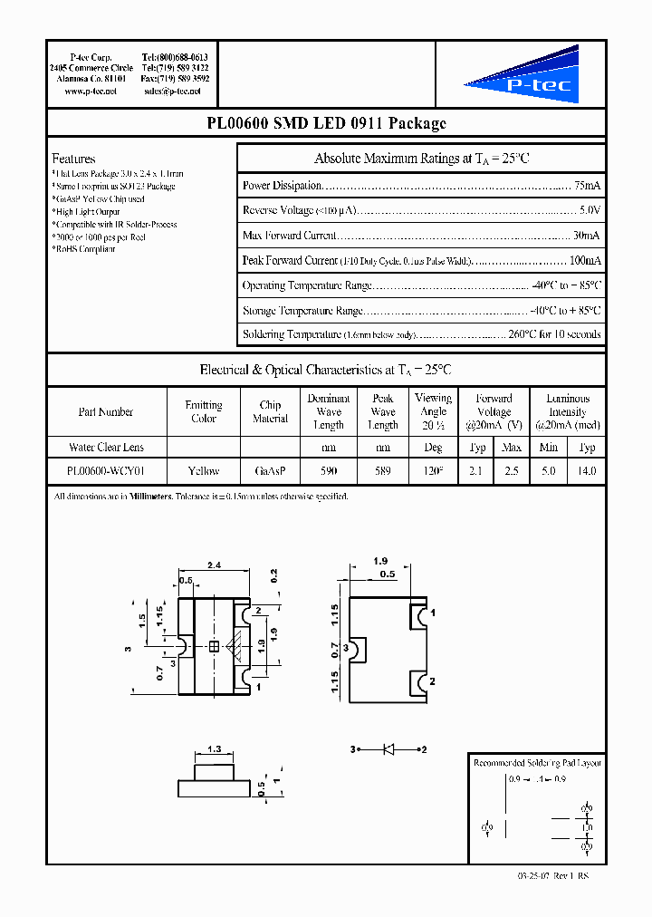 PL00600-WCY01_4522620.PDF Datasheet