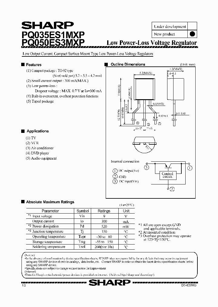 PQ033ES3MXP_4654177.PDF Datasheet