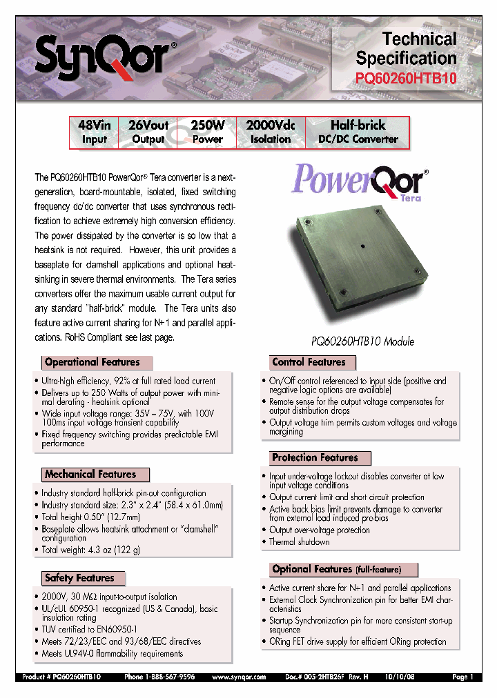 PQ60260HTB10NKF_4525574.PDF Datasheet