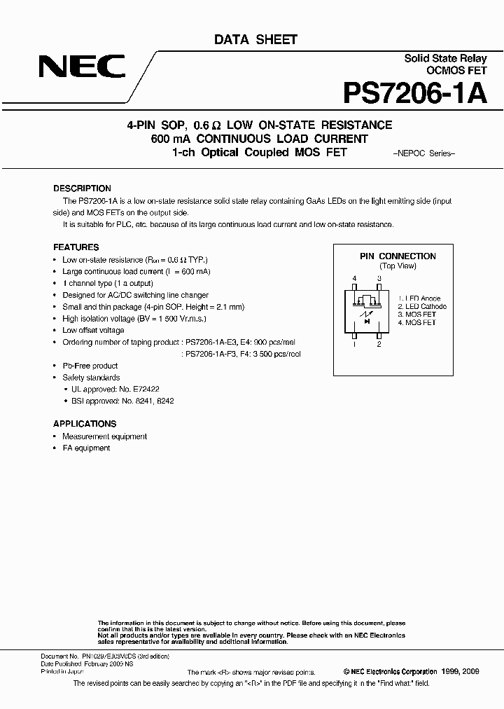 PS7206-1A1_4722666.PDF Datasheet