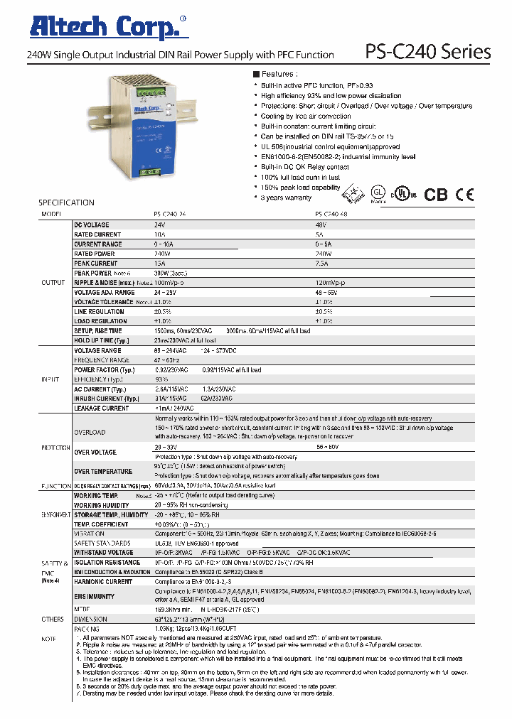 PS-C240_4356980.PDF Datasheet