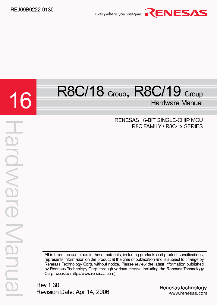 R5F21191DD_4249638.PDF Datasheet