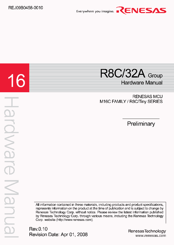 R8C32A_4785356.PDF Datasheet