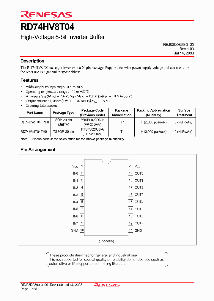 RD74HV8T04_4237726.PDF Datasheet