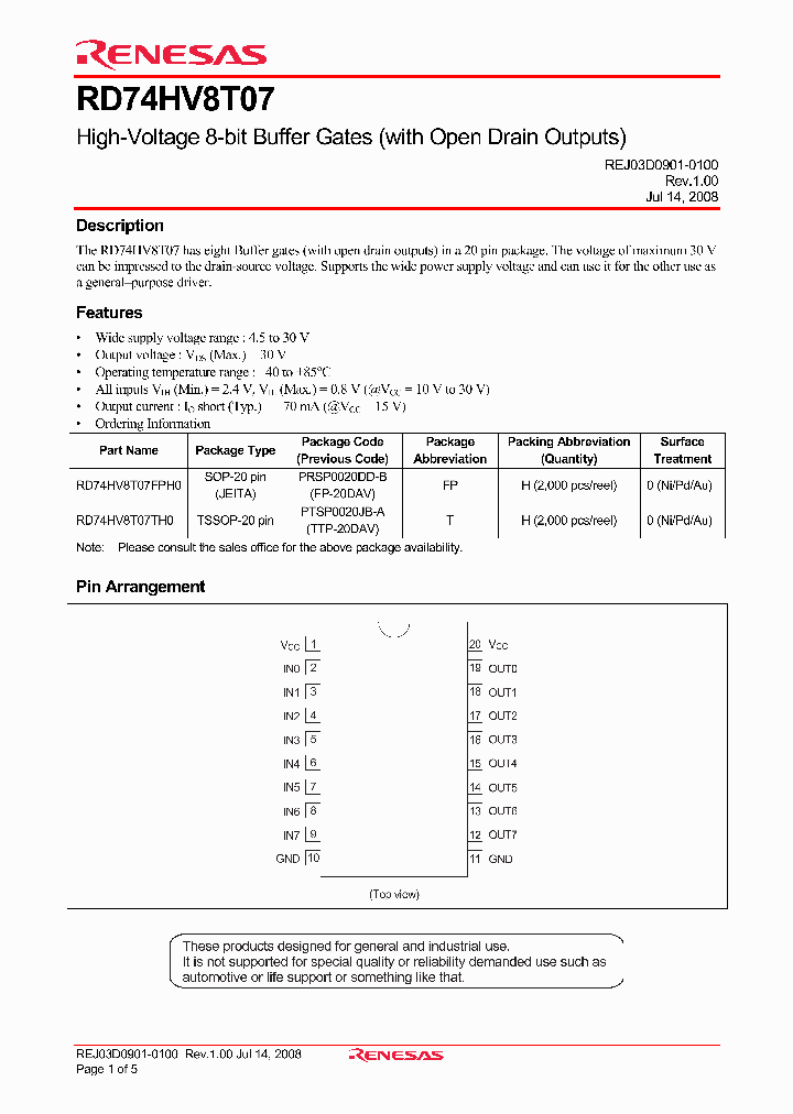 RD74HV8T07_4237732.PDF Datasheet