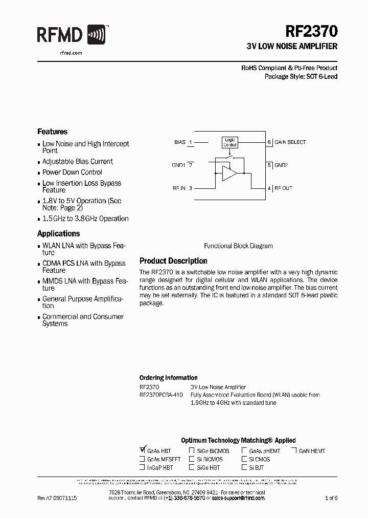 RF23701_4188467.PDF Datasheet