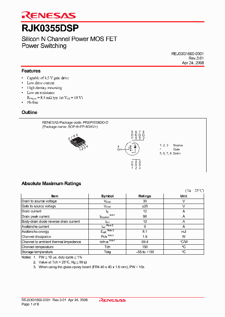 RJK0355DSP-00-J0_4252152.PDF Datasheet
