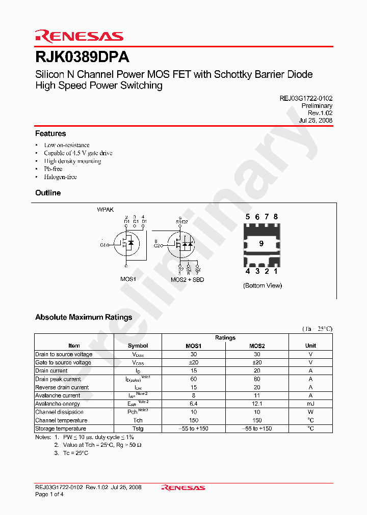 RJK0389DPA_4261307.PDF Datasheet