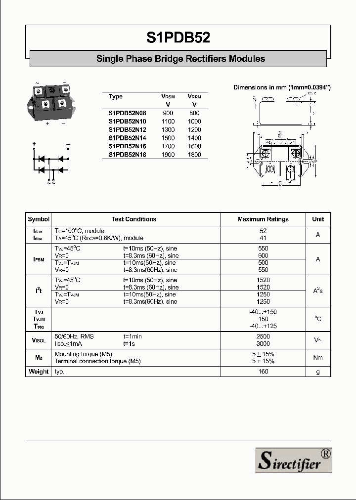 S1PDB52N10_4672125.PDF Datasheet
