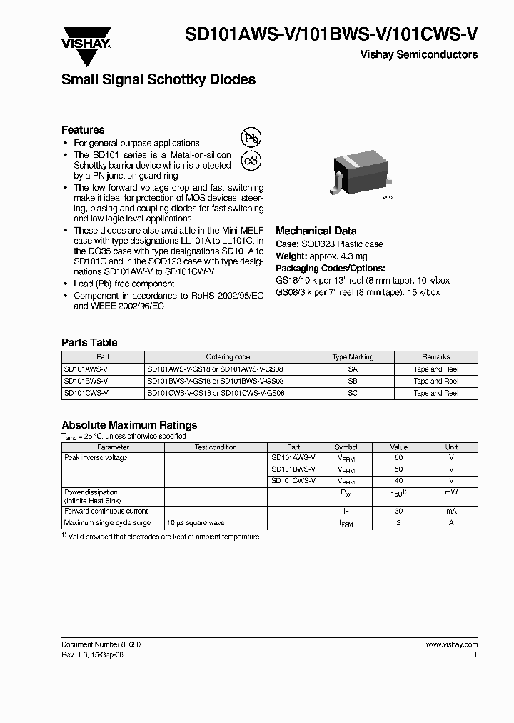 SD101BWS-V_4320351.PDF Datasheet