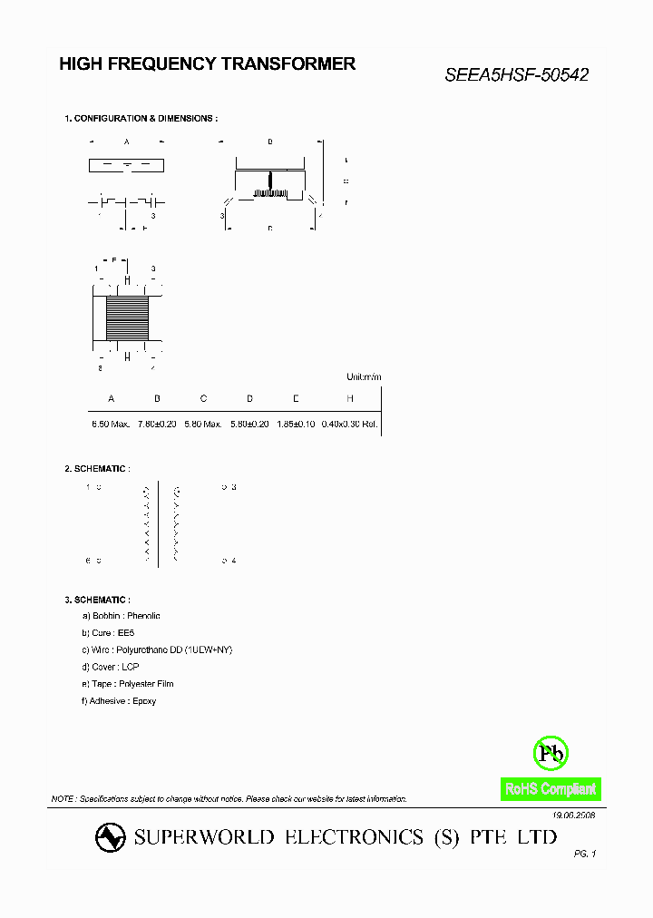 SEEA5HSF-50542_4706805.PDF Datasheet