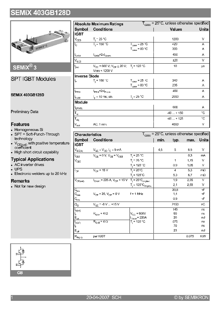 SEMIX403GB128D_4200285.PDF Datasheet