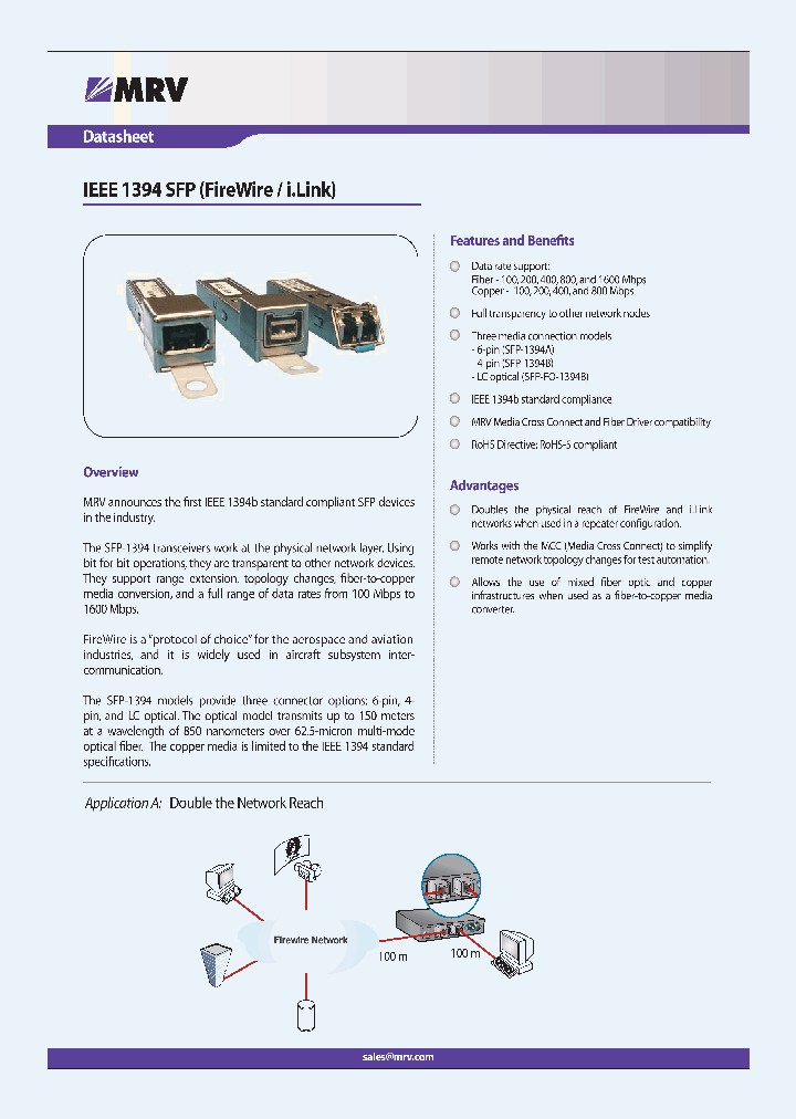 SFP-FO5-1394B_4535215.PDF Datasheet