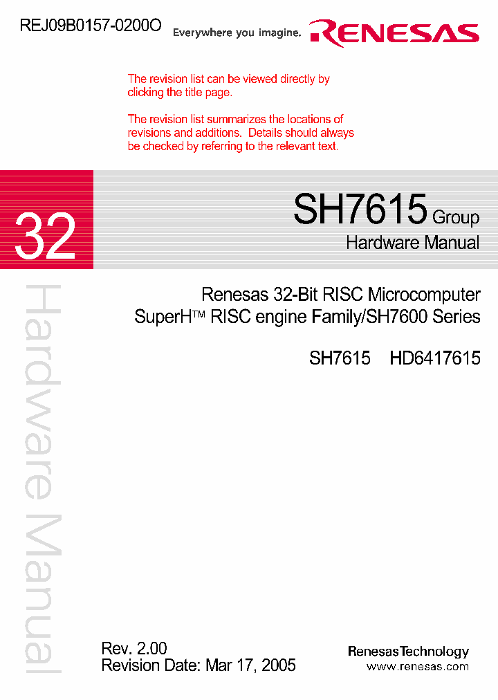 SH7615_4330993.PDF Datasheet