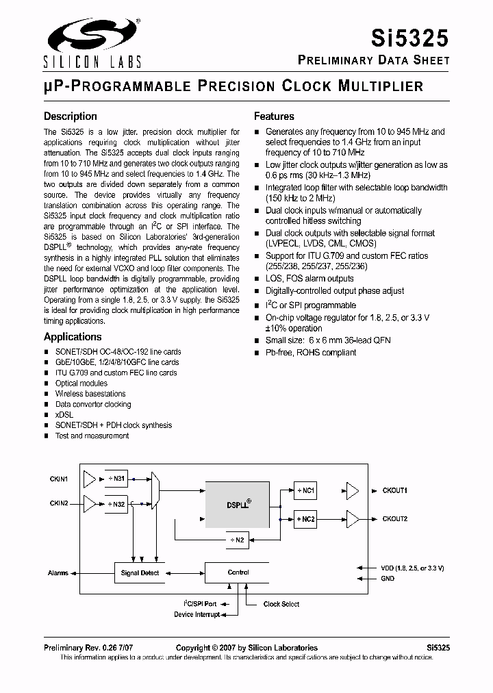 SI5325A-B-GM_4174725.PDF Datasheet