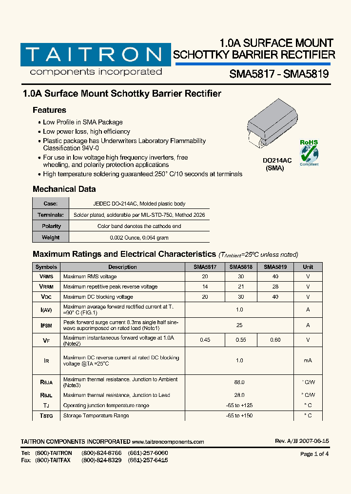 SMA5817_4232458.PDF Datasheet