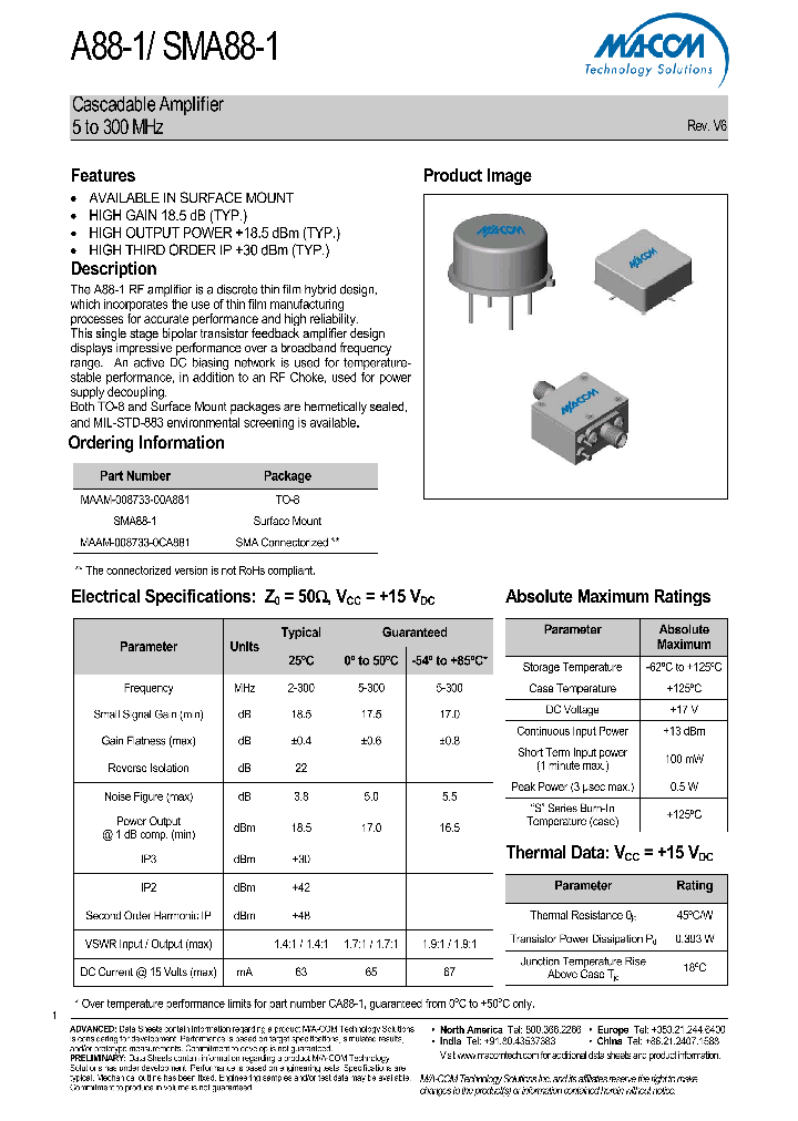 SMA88-1_4613039.PDF Datasheet