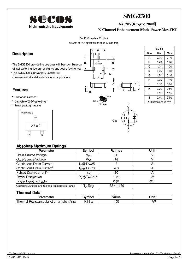 SMG2300_4534975.PDF Datasheet