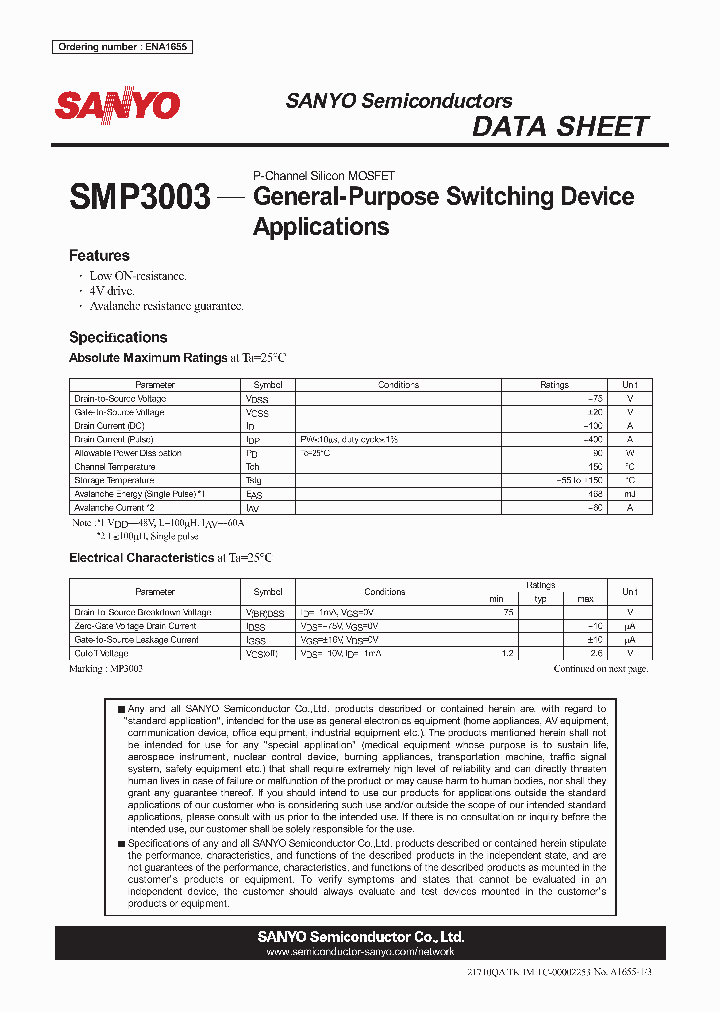 SMP3003_4852750.PDF Datasheet
