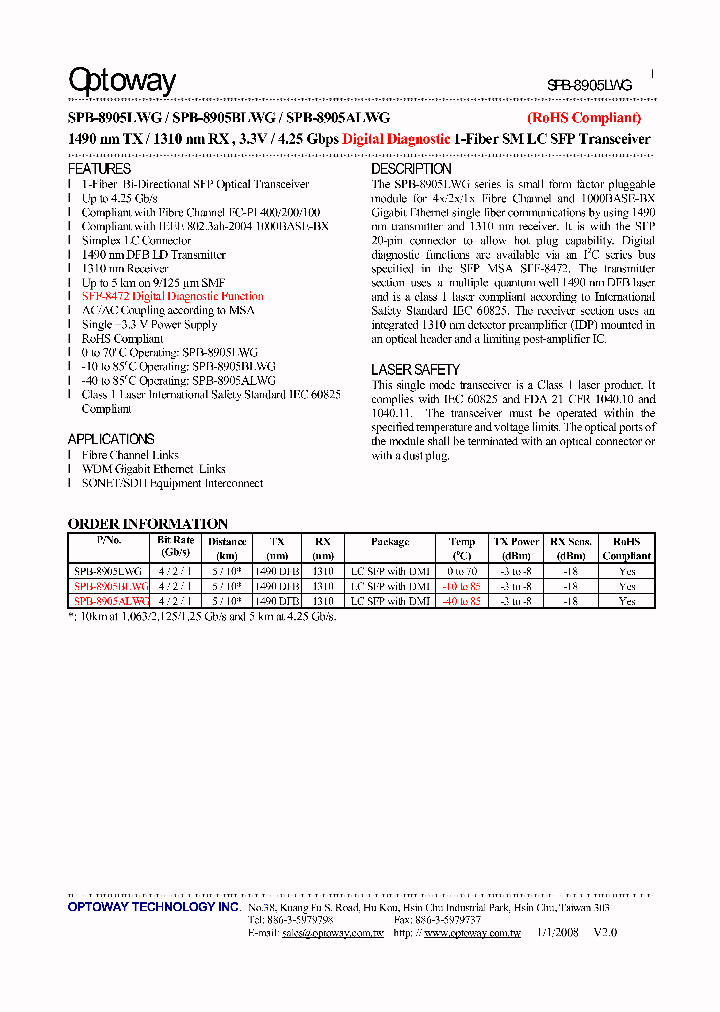 SPB-8905LWG08_4785667.PDF Datasheet