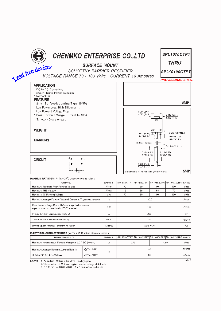 SPL1070CTPT_4712265.PDF Datasheet
